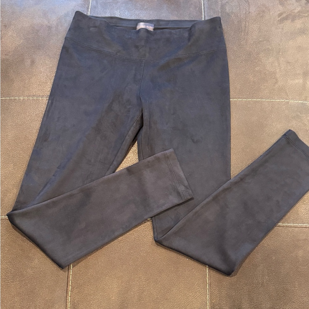 Black Faux Suede Leggings